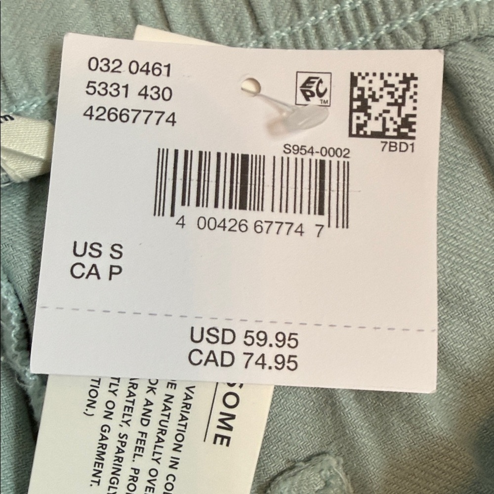 American Eagle Outfitters Light Mint Drawstring Panta - Picture 5 of 5